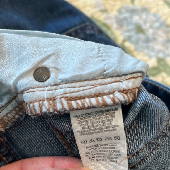 Free People Distressed Denim Cropped Skinny Jeans Size 28 - Picture 14 of 15